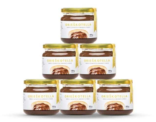 Orieškové nátierky 6x300 g